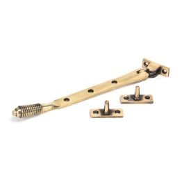Polished Bronze 8" Reeded Stay