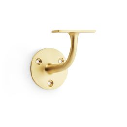 Alexander & Wilks - Architectural Handrail Bracket - Satin Brass