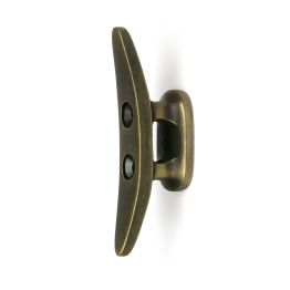Burnished Brass Marine Cleat Hook