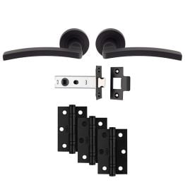 Tavira Latch Pack - Ultimate Door Pack - Matt Black