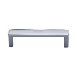 Heritage Brass Cabinet Pull Wide Metro Design 101mm CTC Polished Chrome Finish
