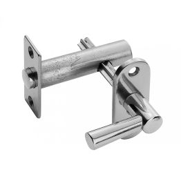 Security Bolt With Turn - Polished Chrome