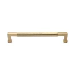 Heritage Brass Door Pull Handle Bar Design 330mm Satin Brass Finish
