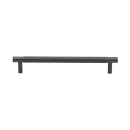 Heritage Brass Cabinet Pull Partial Knurl Design 160mm CTC Matt Bronze finish
