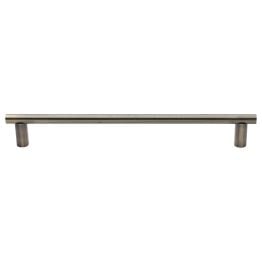 Heritage Brass Door Pull Handle Round Bar Design 489mm Antique Brass Finish