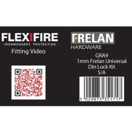 Intumescent Kits for Din Locks 1mm 30 Minute - By Frelan Hardware - GRA9