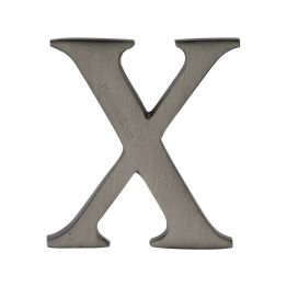 Heritage Brass Alphabet X Pin Fix 51mm (2") Matt Bronze Finish
