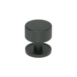 Matt Black Brompton Cabinet Knob - 32mm (Plain)
