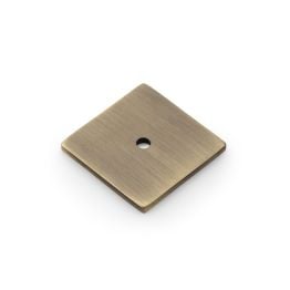 Alexander & Wilks - Quantock Square Backplate - Antique Brass