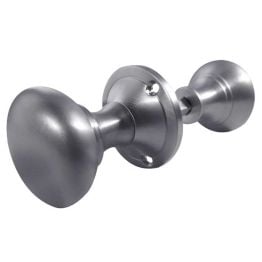 Contract Rim Door Knob Satin Chrome - By Frelan Hardware - JV177SC