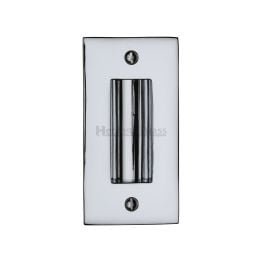 Flush Pull Handle 4" Polished Chrome finish