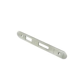 Easi - T Forend Strike And Fixing Pack-Satin Stainless Steel-Radius Forend - Satin Stainless Steel