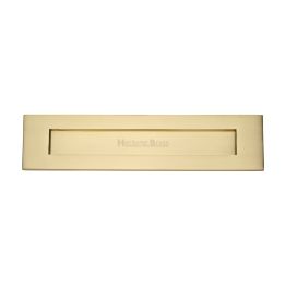Heritage Brass Letterplate 13" x 3" Satin Brass finish