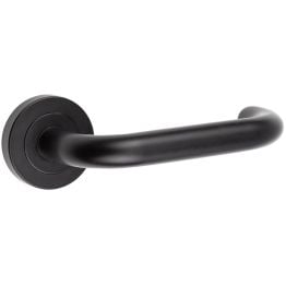 Nero Orbit Black Door Handle - By Frelan Hardware - JMB13