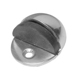 Aluminium Floor Mounted Doorstops 50x40mm Satin Anodised Aluminium - By Frelan Hardware - J1185