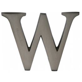 Heritage Brass Alphabet W Pin Fix 51mm (2") Matt Bronze Finish