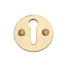 Heritage Brass Keyhole Escutcheon Polished Brass finish