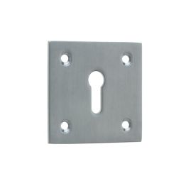 Jedo Square Open Escutcheon 50x50mm Satin Chrome - By Frelan Hardware - JV153SC