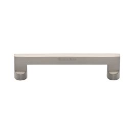 Heritage Brass Cabinet Pull Apollo Design 128mm CTC Satin Nickel Finish