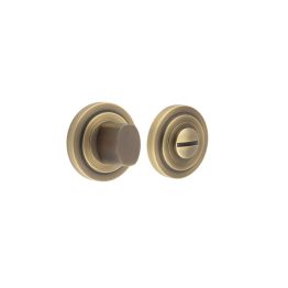 Burlington Turns & Releases Inner 3 Stepped Rose Antique Brass - By Frelan Hardware - BUR-81AB-52AB