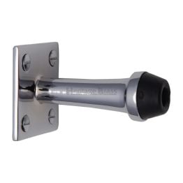 Heritage Brass Wall Mounted Door Stop 2 1/2" Polished Chrome finish