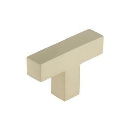 Trafalgar T Bar Square Cupboard Knobs Satin Nickel - By Frelan Hardware - BUR202SN