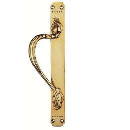 Laurin Pull Handle L/H - Polished Brass