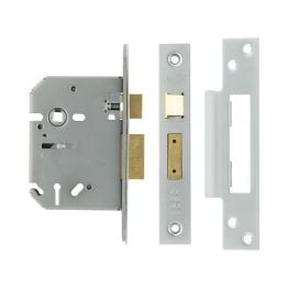 Jedo 3 Lever Sashlocks 76mm Satin Chrome - By Frelan Hardware - JL1091SC