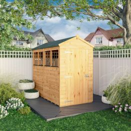 Mercia 8 x 4 Woodsman Shiplap Apex Shed