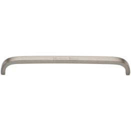Heritage Brass Cabinet Pull D Shaped 203mm CTC Satin Nickel Finish