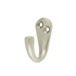 Jedo Single Robe Hooks 44mm Satin Chrome - By Frelan Hardware - JV61SC