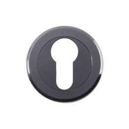Serozzetta Euro Profile Escutcheon - Black Nickel