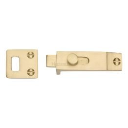 Heritage Brass Slide Bolt Satin Brass finish