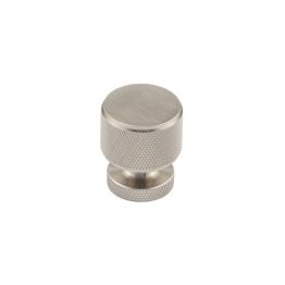 Piccadilly Knurled Cupboard Knobs Satin Nickel - By Frelan Hardware - BUR400SN