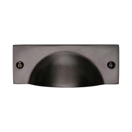 Heritage Brass Drawer Pull Cheshire Design Matt Bronze finish