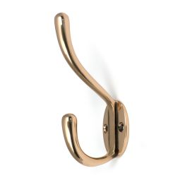 Polished Bronze Newbury Hat & Coat Hook