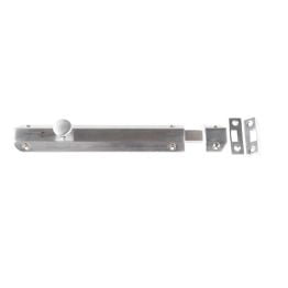 Jedo Architectural Slide Door Bolts 200x35mm Satin Nickel - By Frelan Hardware - JV169SN