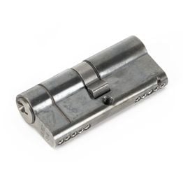 Pewter 35/35 5pin Euro Cylinder