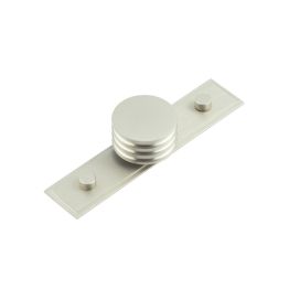Sturt Cupboard Knobs 40mm Stepped Satin Nickel - By Frelan Hardware - HOX-440SN-6090SN