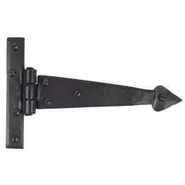 Black 6" Arrow Head T Hinge (pair)
