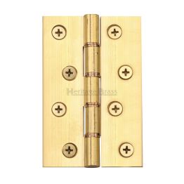 Heritage Brass Hinge Brass with Phosphor Washers 4" x 2 5/8" Natural Brass finish