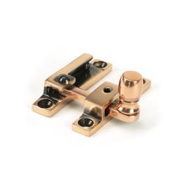 Polished Bronze Mushroom Quadrant Fastener - Narrow