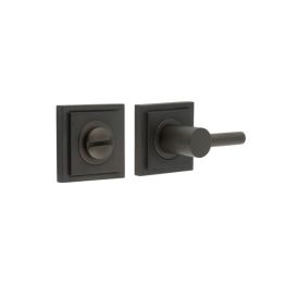 Burlington Easy Turn & Release Square Stepped Rose Dark Bronze - By Frelan Hardware - BUR-82DB-152DB