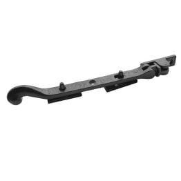 Antique Range Bulb End Casement Stay 200mm Black - By Frelan Hardware - JAB33