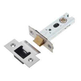 Jedo Heavy Duty Tubular Latches - 45 Degree Short Travel 76mm Satin Stainless Steel - By Frelan Hardware - JL-HDT76SS