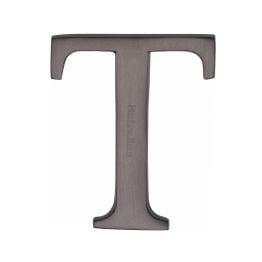Heritage Brass Alphabet T Pin Fix 51mm (2") Matt Bronze Finish