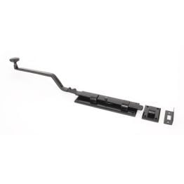 Black 6" French Door Bolt