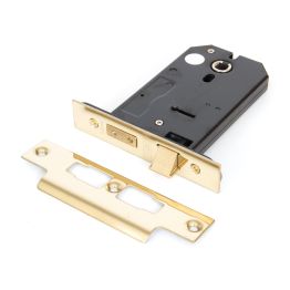PVD 5" Horizontal 3 Lever Sash Lock
