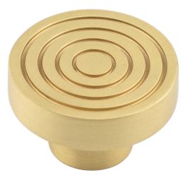 Murray Cupboard Knobs 40mm Satin Brass - By Frelan Hardware - HOX1140SB
