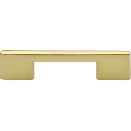 Heritage Brass Cabinet Pull Victorian Design 96mm CTC Polished Brass finish
